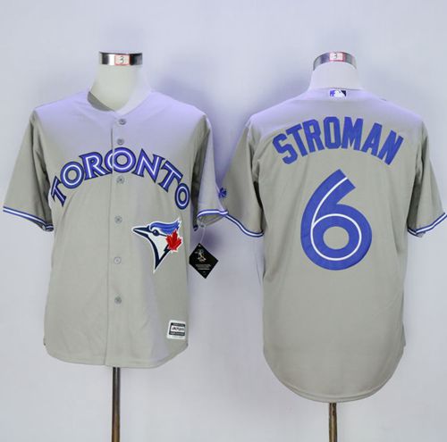 Blue Jays #6 Marcus Stroman Grey New Cool Base Stitched MLB Jersey Blue Jays #6 Marcus Stroman Grey New Cool Base Stitched MLB Jersey