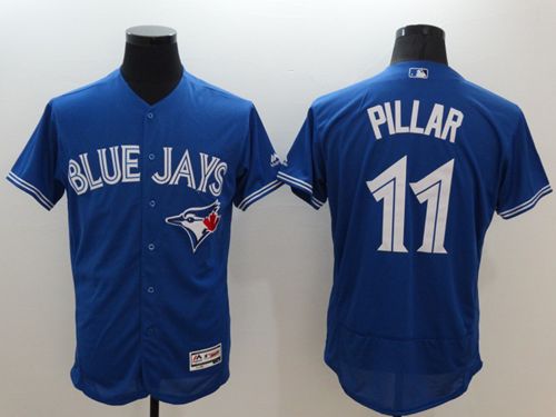 Blue Jays #11 Kevin Pillar Blue Flexbase Authentic Collection Stitched MLB Jersey Blue Jays #11 Kevin Pillar Blue Flexbase Authentic Collection Stitched MLB Jersey