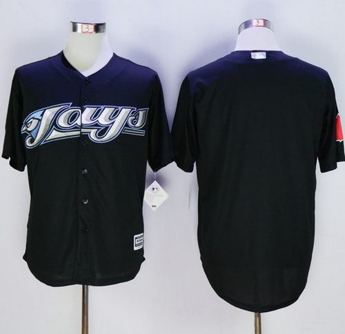 Blue Jays Blank Black New Cool Base Stitched MLB Jersey Blue Jays Blank Black New Cool Base Stitched MLB Jersey
