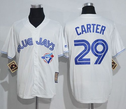 Blue Jays #29 Joe Carter White Cooperstown Throwback Stitched MLB Jersey Blue Jays #29 Joe Carter White Cooperstown Throwback Stitched MLB Jersey