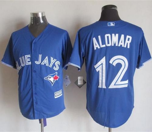 Blue Jays #12 Roberto Alomar Blue New Cool Base Stitched MLB Jersey Blue Jays #12 Roberto Alomar Blue New Cool Base Stitched MLB Jersey