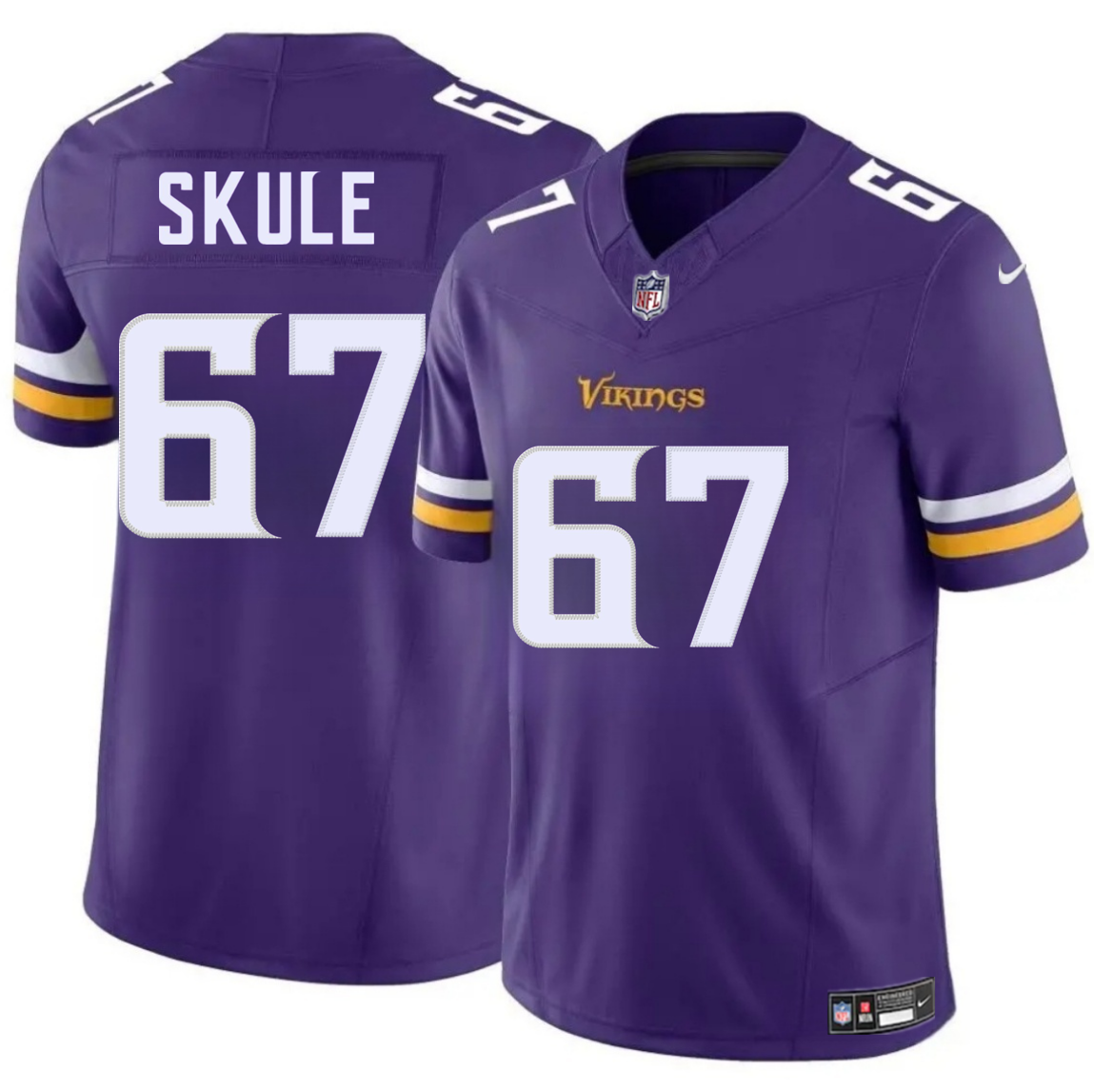 Men's Minnesota Vikings #67 Justin Skule Purple 2025 F.U.S.E. Vapor Untouchable Limited Stitched Jersey Men's Minnesota Vikings #67 Justin Skule Purple 2025 F.U.S.E. Vapor Untouchable Limited Stitched Jersey