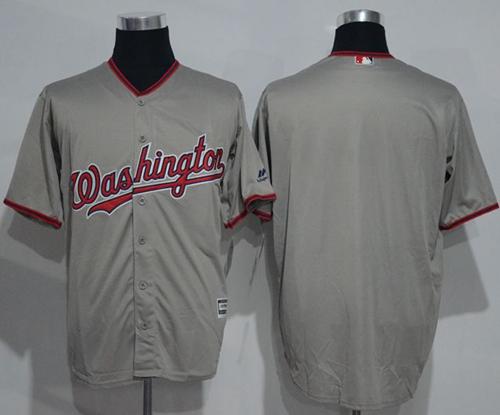 Nationals Blank Grey New Cool Base Stitched MLB Jersey Nationals Blank Grey New Cool Base Stitched MLB Jersey