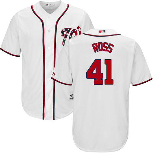 Nationals #41 Joe Ross White New Cool Base Stitched MLB Jersey Nationals #41 Joe Ross White New Cool Base Stitched MLB Jersey