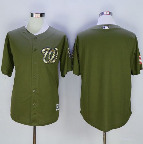 Nationals Blank Green Camo New Cool Base Stitched MLB Jersey Nationals Blank Green Camo New Cool Base Stitched MLB Jersey