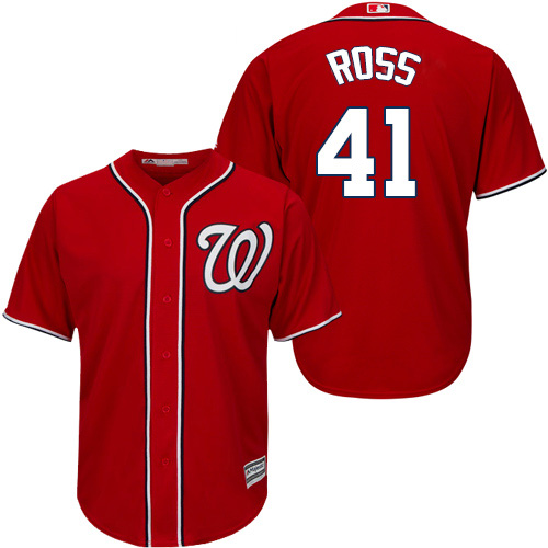 Nationals #41 Joe Ross Red New Cool Base Stitched MLB Jersey Nationals #41 Joe Ross Red New Cool Base Stitched MLB Jersey