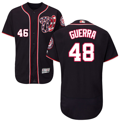 Nationals #48 Javy Guerra Navy Blue Flexbase Authentic Collection Stitched MLB Jersey Nationals #48 Javy Guerra Navy Blue Flexbase Authentic Collection Stitched MLB Jersey