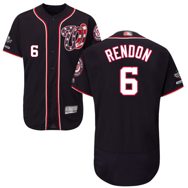 Nationals #6 Anthony Rendon Navy Blue Flexbase Authentic Collection 2019 World Series Champions Stitched MLB Jersey Nationals #6 Anthony Rendon Navy Blue Flexbase Authentic Collection 2019 World Series Champions Stitched MLB Jersey