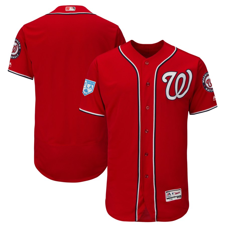 Nationals Blank Red Alternate 2019 Spring Training Flex Base Stitched MLB Jersey Nationals Blank Red Alternate 2019 Spring Training Flex Base Stitched MLB Jersey