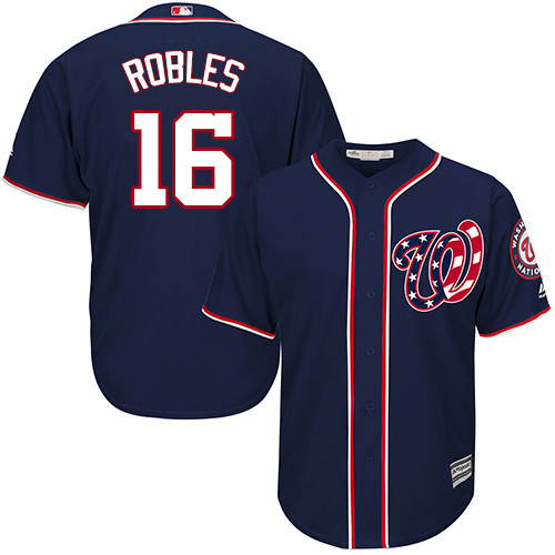 Nationals #16 Victor Robles Navy Blue New Cool Base Stitched MLB Jersey Nationals #16 Victor Robles Navy Blue New Cool Base Stitched MLB Jersey