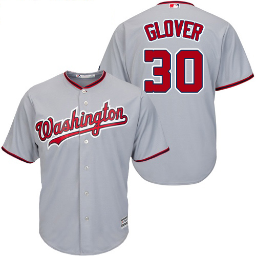 Nationals #30 Koda Glover Grey New Cool Base Stitched MLB Jersey Nationals #30 Koda Glover Grey New Cool Base Stitched MLB Jersey