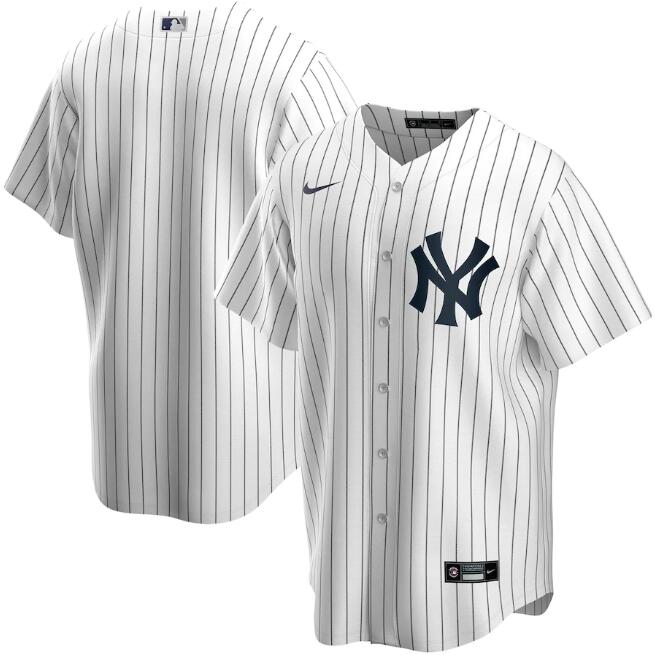 Men's New York Yankees New White MLB Cool Base Stitched Jersey