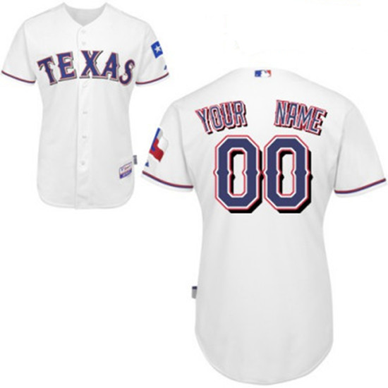 Women's Texas Rangers ACTIVE PLAYER Custom White Stitched Jersey Women's Texas Rangers ACTIVE PLAYER Custom White Stitched Jersey