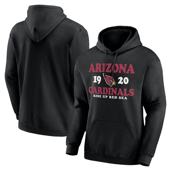 Men's Arizona Cardinals Black Fierce Competitor Pullover Hoodie Men's Arizona Cardinals Black Fierce Competitor Pullover Hoodie