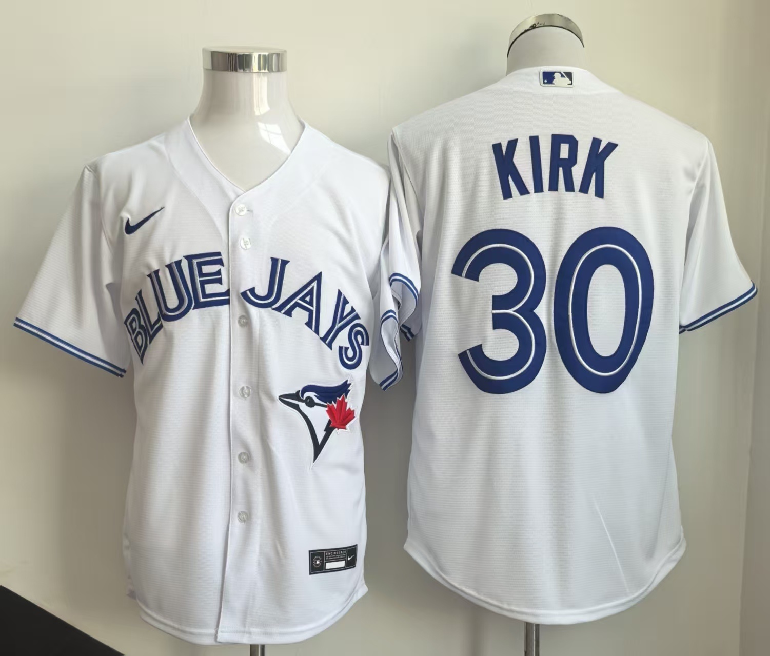Men's Toronto Blue Jays #30 Alejandro Kirk White Cool Base Stitched Baseball Jersey Men's Toronto Blue Jays #30 Alejandro Kirk White Cool Base Stitched Baseball Jersey