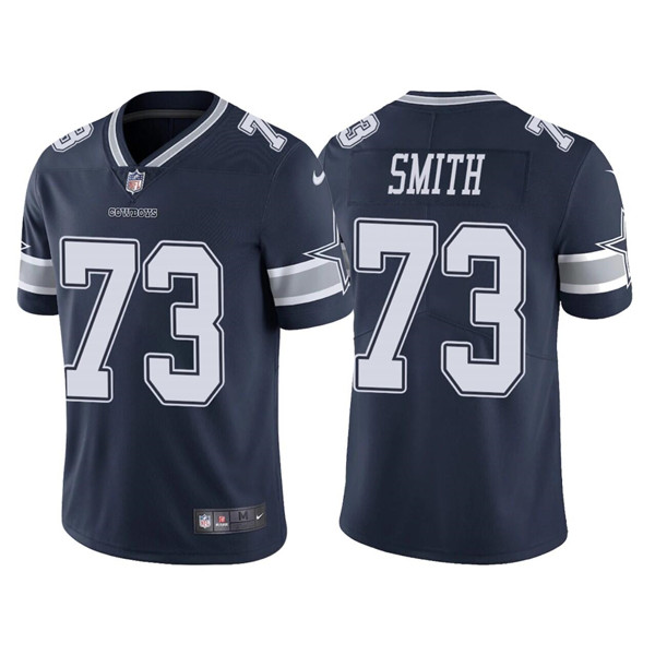Men's Dallas Cowboys #73 Tyler Smith Navy Vapor Limited Stitched Jersey Men's Dallas Cowboys #73 Tyler Smith Navy Vapor Limited Stitched Jersey