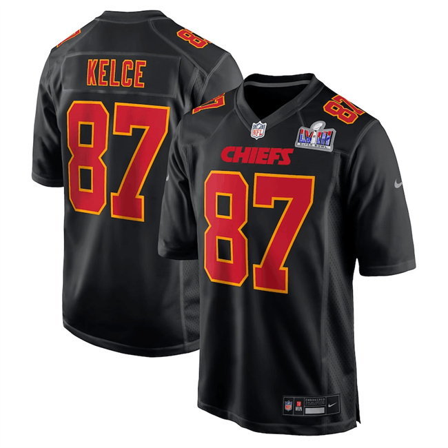 Men's Kansas City Chiefs Active Player Custom Black 2024 Super Bowl LVIII Patch Limited Stitched Game Jersey Men's Kansas City Chiefs Active Player Custom Black 2024 Super Bowl LVIII Patch Limited Stitched Game Jersey