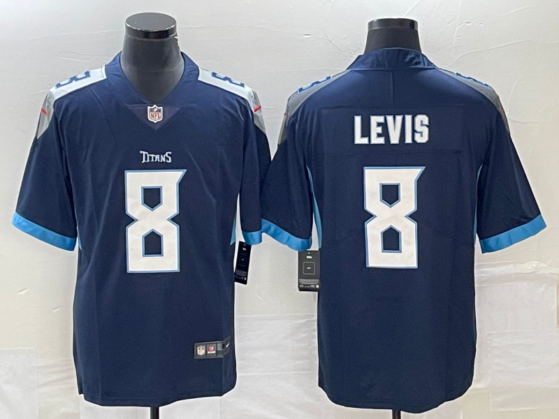 Men's Tennessee Titans #8 Will Levis Navy Vapor Untouchable Stitched Jersey Men's Tennessee Titans #8 Will Levis Navy Vapor Untouchable Stitched Jersey