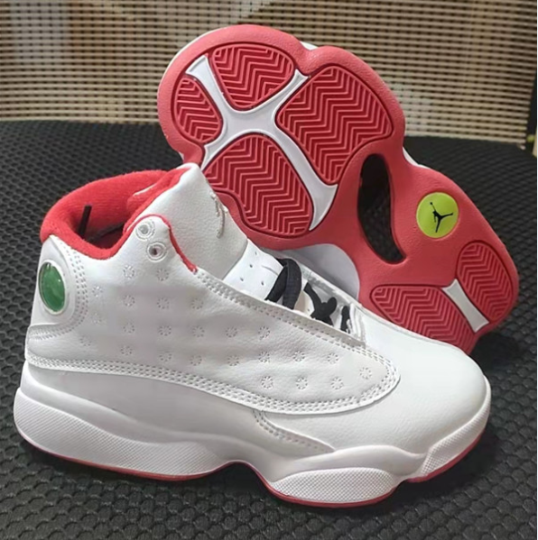 Youth Running Weapon Air Jordan 13 White Shoes 1006