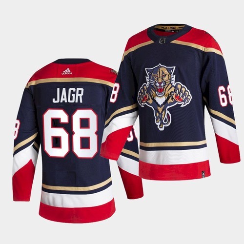 Men's Florida Panthers #68 Jaromir Jagr Black 2020-21 Reverse Retro Stitched Jersey Men's Florida Panthers #68 Jaromir Jagr Black 2020-21 Reverse Retro Stitched Jersey