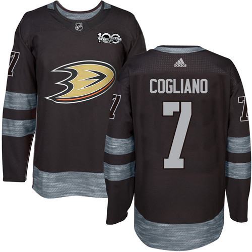 Adidas Ducks #7 Andrew Cogliano Black 1917-2017 100th Anniversary Stitched NHL Jersey Adidas Ducks #7 Andrew Cogliano Black 1917-2017 100th Anniversary Stitched NHL Jersey