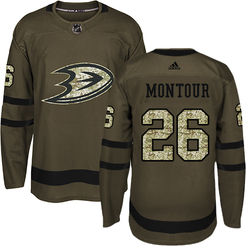Adidas Ducks #26 Brandon Montour Green Salute to Service Stitched NHL Jersey Adidas Ducks #26 Brandon Montour Green Salute to Service Stitched NHL Jersey