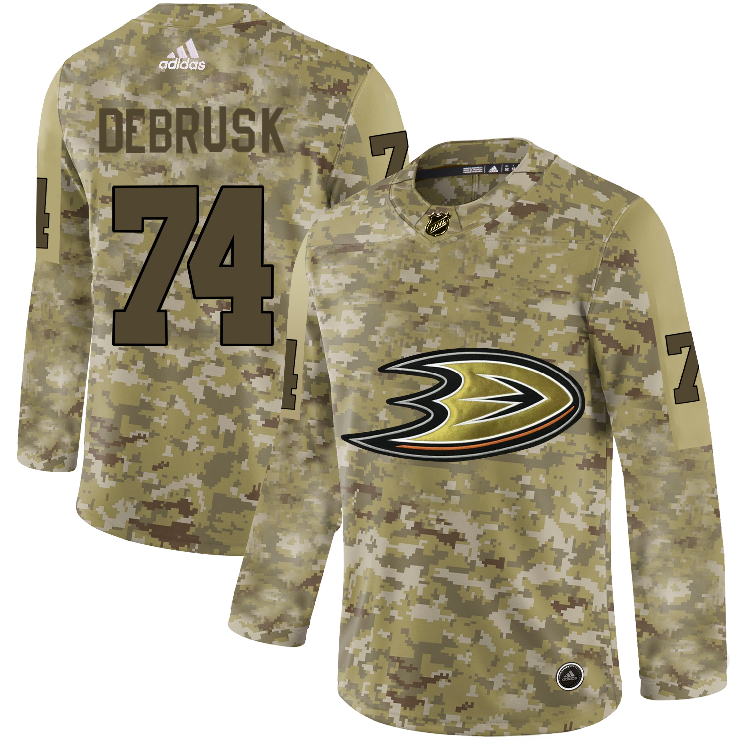 Adidas Ducks #74 Jake DeBrusk Camo Authentic Stitched NHL Jersey Adidas Ducks #74 Jake DeBrusk Camo Authentic Stitched NHL Jersey