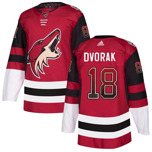 Adidas Coyotes #18 Christian Dvorak Maroon Home Authentic Drift Fashion Stitched NHL Jersey Adidas Coyotes #18 Christian Dvorak Maroon Home Authentic Drift Fashion Stitched NHL Jersey