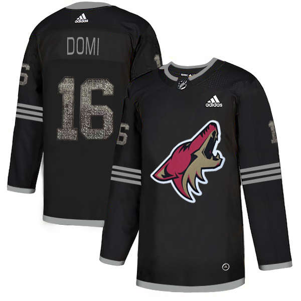 Adidas Coyotes #16 Max Domi Black Authentic Classic Stitched NHL Jersey Adidas Coyotes #16 Max Domi Black Authentic Classic Stitched NHL Jersey