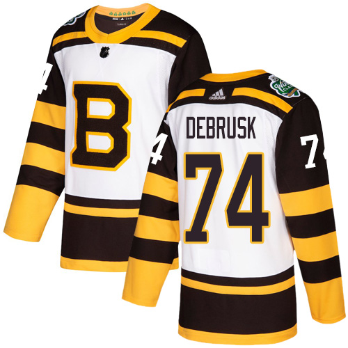 Adidas Bruins #74 Jake DeBrusk White Authentic 2019 Winter Classic Stitched NHL Jersey Adidas Bruins #74 Jake DeBrusk White Authentic 2019 Winter Classic Stitched NHL Jersey