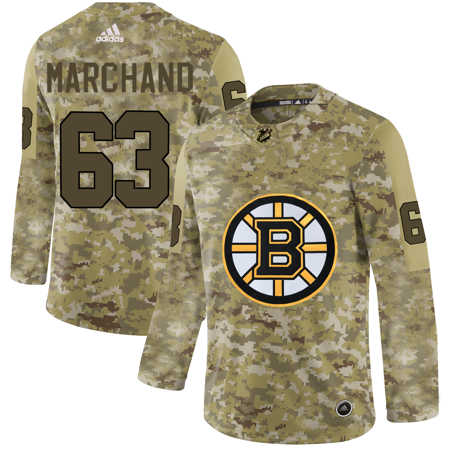 Adidas Bruins #63 Brad Marchand Camo Authentic Stitched NHL Jersey Adidas Bruins #63 Brad Marchand Camo Authentic Stitched NHL Jersey