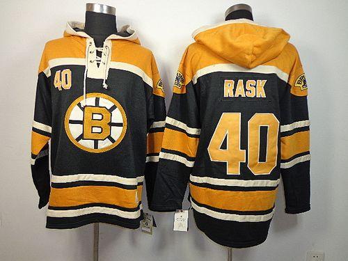 Bruins #40 Tuukka Rask Black Sawyer Hooded Sweatshirt Stitched NHL Jersey Bruins #40 Tuukka Rask Black Sawyer Hooded Sweatshirt Stitched NHL Jersey