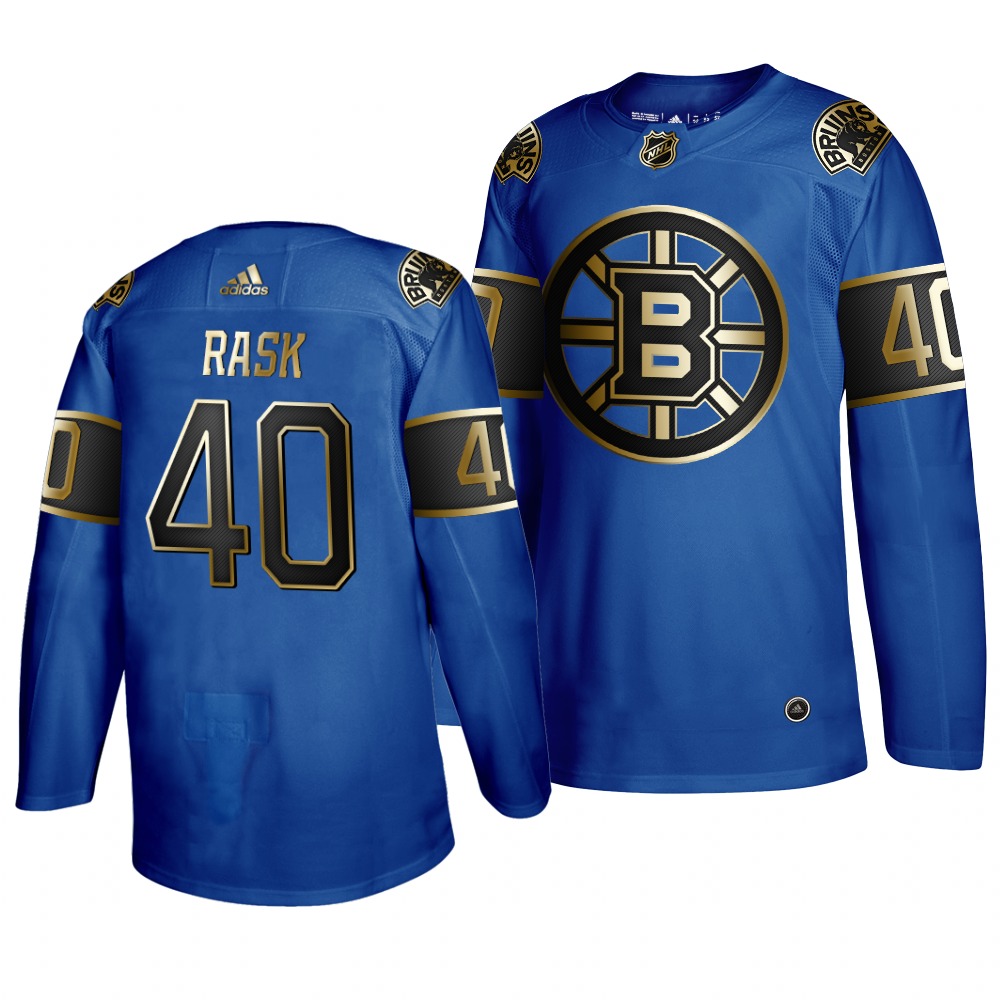 Adidas Bruins #40 Tuukka Rask 2019 Father's Day Black Golden Men's Authentic NHL Jersey Royal Adidas Bruins #40 Tuukka Rask 2019 Father's Day Black Golden Men's Authentic NHL Jersey Royal