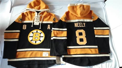 Bruins #8 Cam Neely Black Sawyer Hooded Sweatshirt Stitched NHL Jersey Bruins #8 Cam Neely Black Sawyer Hooded Sweatshirt Stitched NHL Jersey