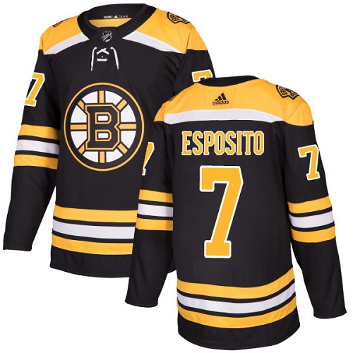 Adidas Bruins #7 Phil Esposito Black Home Authentic Stitched NHL Jersey Adidas Bruins #7 Phil Esposito Black Home Authentic Stitched NHL Jersey