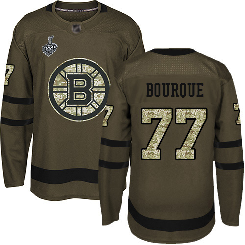 Adidas Bruins #77 Ray Bourque Green Salute to Service Stanley Cup Final Bound Stitched NHL Jersey Adidas Bruins #77 Ray Bourque Green Salute to Service Stanley Cup Final Bound Stitched NHL Jersey