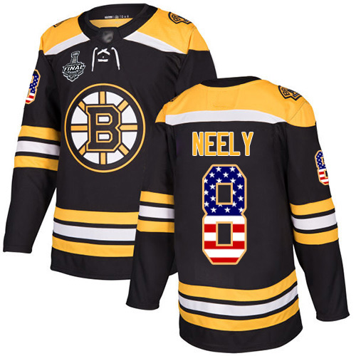 Adidas Bruins #8 Cam Neely Black Home Authentic USA Flag Stanley Cup Final Bound Stitched NHL Jersey Adidas Bruins #8 Cam Neely Black Home Authentic USA Flag Stanley Cup Final Bound Stitched NHL Jersey