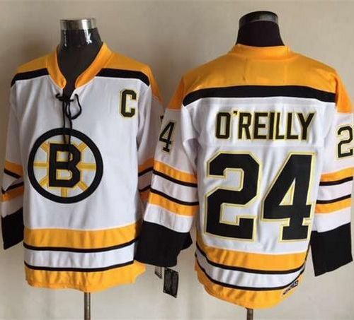 Bruins #24 Terry O'Reilly White CCM Throwback Stitched NHL Jersey Bruins #24 Terry O'Reilly White CCM Throwback Stitched NHL Jersey