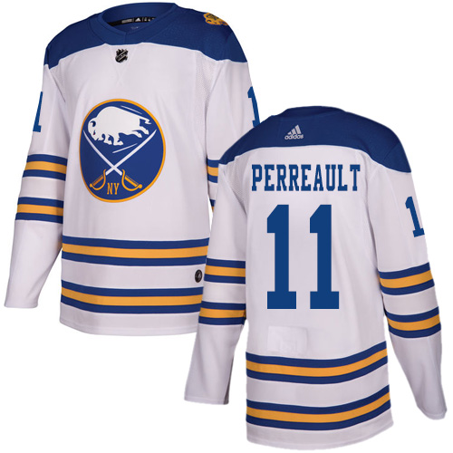 Adidas Sabres #11 Gilbert Perreault White Authentic 2018 Winter Classic Stitched NHL Jersey Adidas Sabres #11 Gilbert Perreault White Authentic 2018 Winter Classic Stitched NHL Jersey
