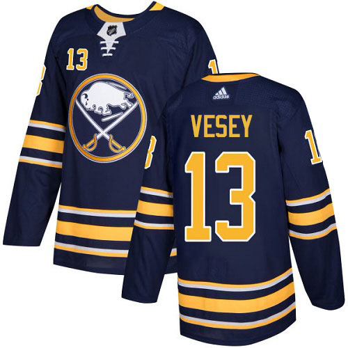 Adidas Sabres #13 Jimmy Vesey Navy Blue Home Authentic Stitched NHL Jersey Adidas Sabres #13 Jimmy Vesey Navy Blue Home Authentic Stitched NHL Jersey