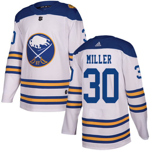 Adidas Sabres #30 Ryan Miller White Authentic 2018 Winter Classic Stitched NHL Jersey Adidas Sabres #30 Ryan Miller White Authentic 2018 Winter Classic Stitched NHL Jersey