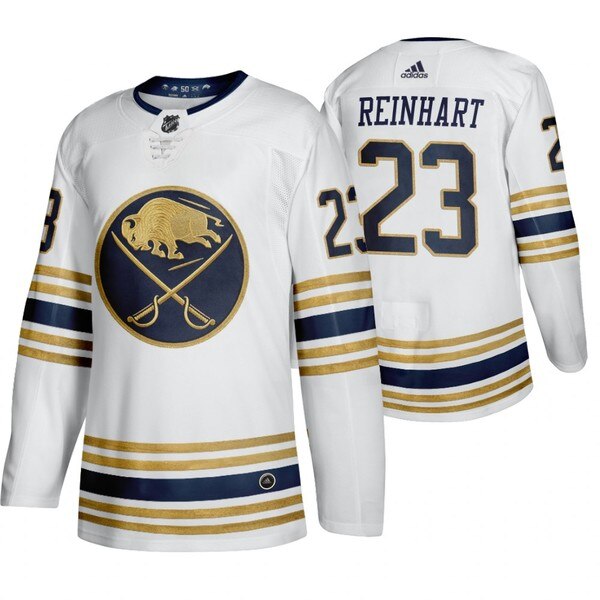 Buffalo Sabres #23 Sam Reinhart White 50th Anniversary Third 2019-20 Jersey Buffalo Sabres #23 Sam Reinhart White 50th Anniversary Third 2019-20 Jersey