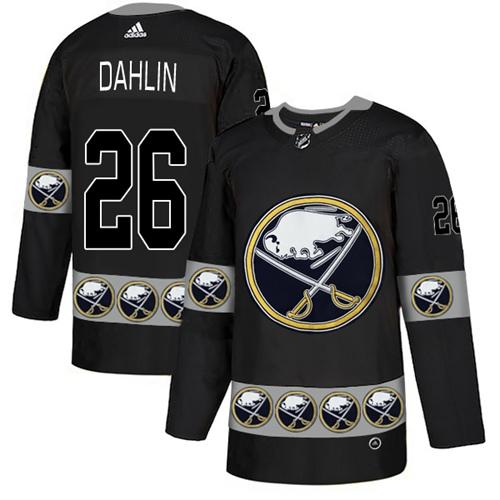 Adidas Sabres #26 Rasmus Dahlin Black Authentic Team Logo Fashion Stitched NHL Jersey Adidas Sabres #26 Rasmus Dahlin Black Authentic Team Logo Fashion Stitched NHL Jersey