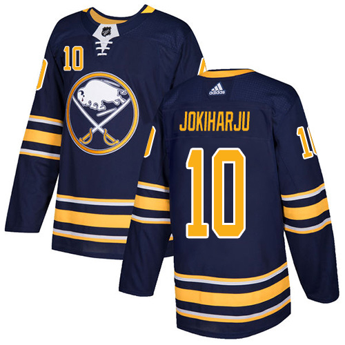 Adidas Sabres #10 Henri Jokiharju Navy Blue Home Authentic Stitched NHL Jersey Adidas Sabres #10 Henri Jokiharju Navy Blue Home Authentic Stitched NHL Jersey