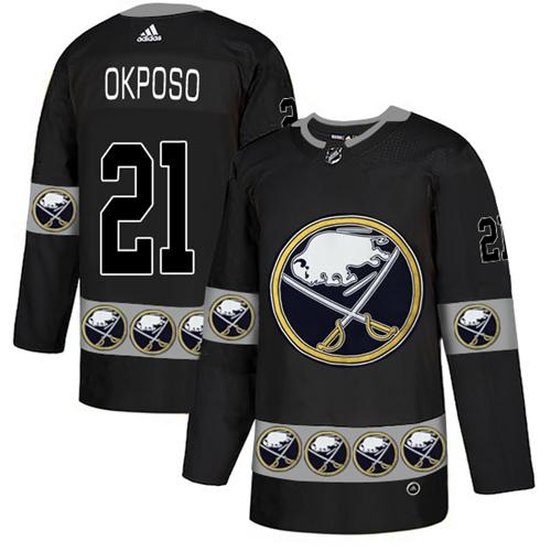 Adidas Sabres #21 Kyle Okposo Black Authentic Team Logo Fashion Stitched NHL Jersey Adidas Sabres #21 Kyle Okposo Black Authentic Team Logo Fashion Stitched NHL Jersey