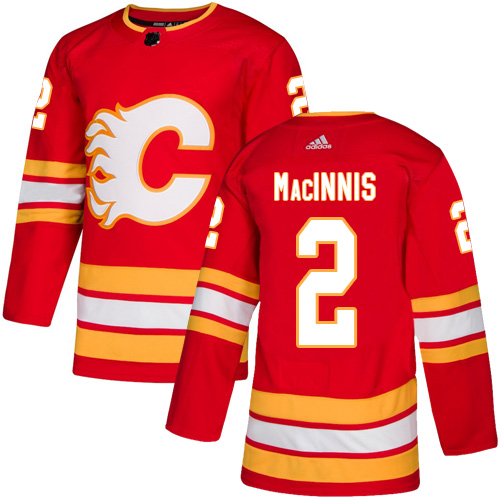 Adidas Flames #2 Al MacInnis Red Alternate Authentic Stitched NHL Jersey Adidas Flames #2 Al MacInnis Red Alternate Authentic Stitched NHL Jersey
