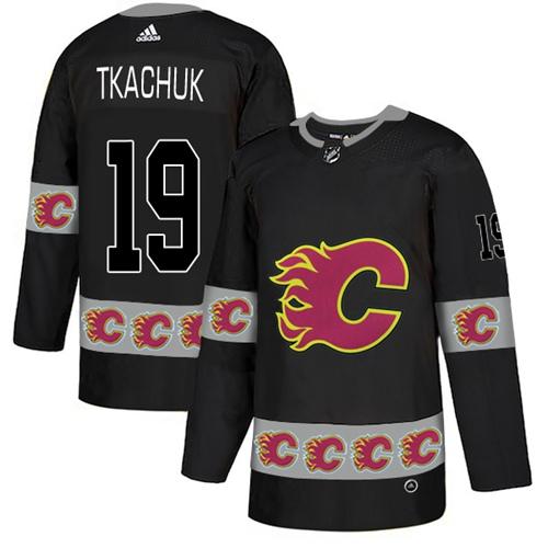 Adidas Flames #19 Matthew Tkachuk Black Authentic Team Logo Fashion Stitched NHL Jersey Adidas Flames #19 Matthew Tkachuk Black Authentic Team Logo Fashion Stitched NHL Jersey