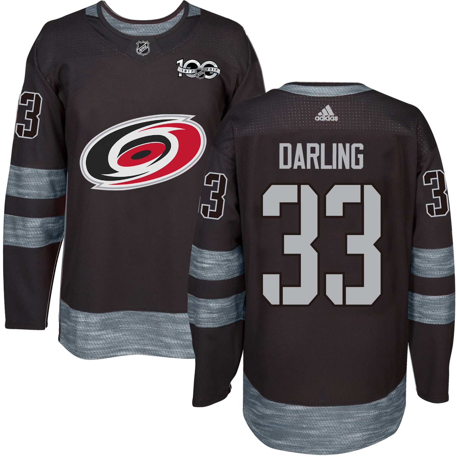 Adidas Hurricanes #33 Scott Darling Black 1917-2017 100th Anniversary Stitched NHL Jersey Adidas Hurricanes #33 Scott Darling Black 1917-2017 100th Anniversary Stitched NHL Jersey