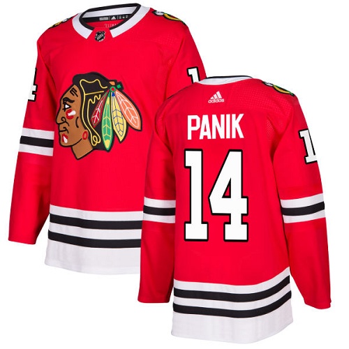 Adidas Blackhawks #14 Richard Panik Red Home Authentic Stitched NHL Jersey Adidas Blackhawks #14 Richard Panik Red Home Authentic Stitched NHL Jersey