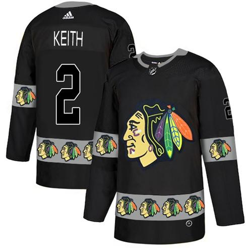 Adidas Blackhawks #2 Duncan Keith Black Authentic Team Logo Fashion Stitched NHL Jersey Adidas Blackhawks #2 Duncan Keith Black Authentic Team Logo Fashion Stitched NHL Jersey
